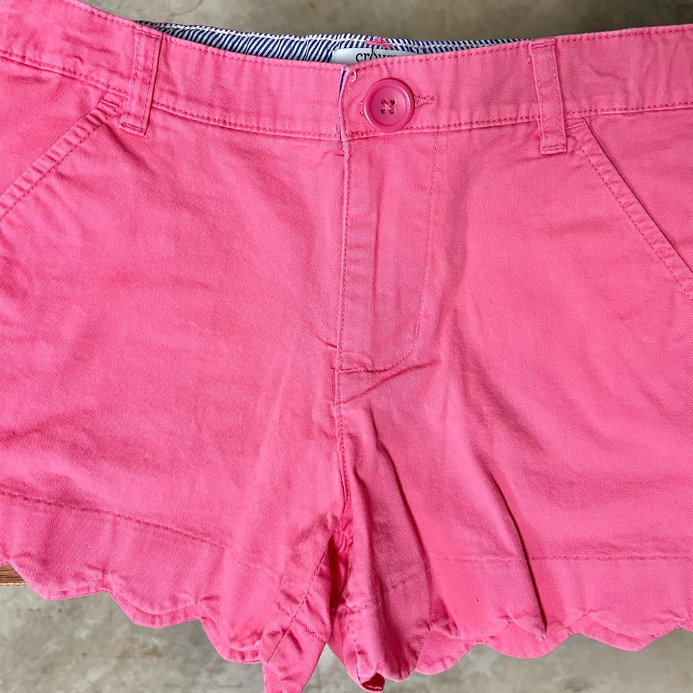 Scalloped shorts for girls (Crown & Ivy), size 10